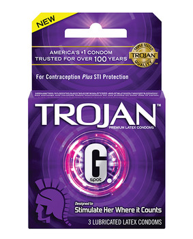 Trojan G Spot Stimulate Her Where It Counts - Box Of 3 Trojan G Spot Stimulate Her Where It Counts - Box Of 3