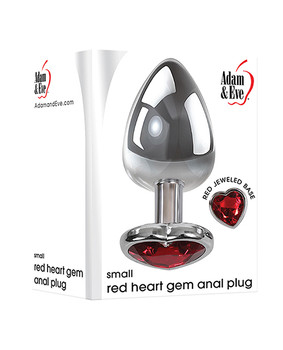 Adam & Eve Red Heart Gem Anal Plug Adam & Eve Red Heart Gem Anal Plug