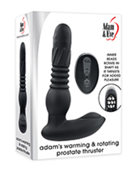 Adam & Eve Adam's Warming & Rotating Prostate Thruster W/remote - Black Adam & Eve Adam's Warming & Rotating Prostate Thruster W/remote - Black