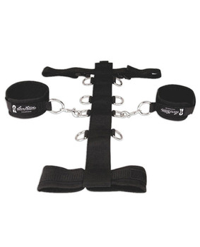 Lux Fetish 3 Pc Adjustable Neck & Wristraint Set