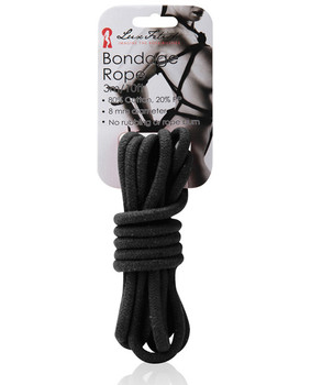 Lux Fetish Bondage Rope - Black Lux Fetish Bondage Rope - Black