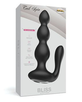 Bliss Tail Spin Anal Vibe - Black Bliss Tail Spin Anal Vibe - Black