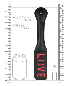 Shots Ouch Love Paddle - Black Shots Ouch Love Paddle - Black