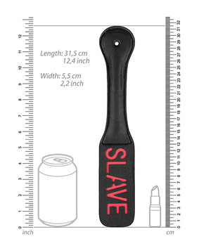 Shots Ouch Slave Paddle - Black Shots Ouch Slave Paddle - Black
