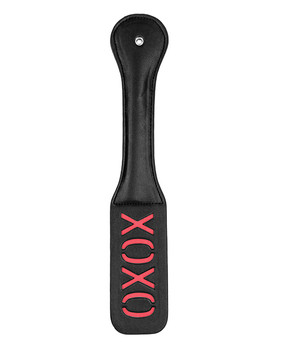 Shots Ouch Xoxo Paddle - Black Shots Ouch Xoxo Paddle - Black