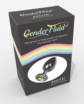 Gender Fluid Excite! Plug - Black Gender Fluid Excite! Plug - Black