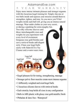 Adam & Eve Intimate Pleasure Kegel Set Adam & Eve Intimate Pleasure Kegel Set