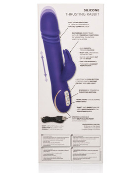 Jack Rabbit Signature Silicone Thrusting Rabbits - Purple Jack Rabbit Signature Silicone Thrusting Rabbits - Purple