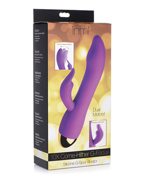 Inmi 10x Come Hither G-focus Silicone Vibrator - Purple Inmi 10x Come Hither G-focus Silicone Vibrator - Purple