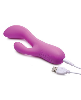 Inmi Come Hither Pro Moving Hard Silicone Rabbit Vibrator - Purple Inmi Come Hither Pro Moving Hard Silicone Rabbit Vibrator - Purple