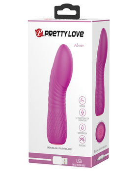 Pretty Love Abner Vibe - 12 Function Fuchsia Pretty Love Abner Vibe - 12 Function Fuchsia