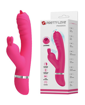 Pretty Love Phoenix Licking Rabbit - Pink Pretty Love Phoenix Licking Rabbit - Pink
