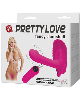 Pretty Love Fancy Remote Control Clamshell 30 Function - Fuchsia Pretty Love Fancy Remote Control Clamshell 30 Function - Fuchsia