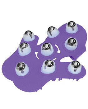 Fuzu Glove Massager - Neon Purple Fuzu Glove Massager - Neon Purple