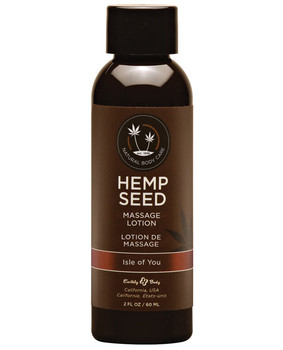 Earthly Body Hemp Seed Massage Lotion - 2 Oz Isle Of You Earthly Body Hemp Seed Massage Lotion - 2 Oz Isle Of You