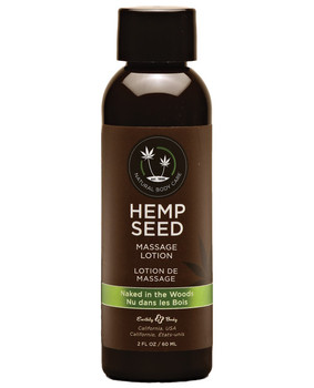 Earthly Body Hemp Seed Massage Lotion - 2 Oz Naked In The Woods Earthly Body Hemp Seed Massage Lotion - 2 Oz Naked In The Woods