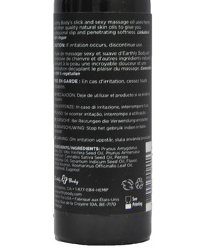 Earthly Body Edible Massage Oil - 2 Oz Grape