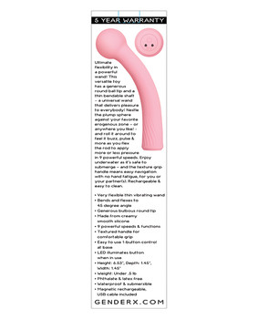 Gender X Flexi Wand - Pink Gender X Flexi Wand - Pink