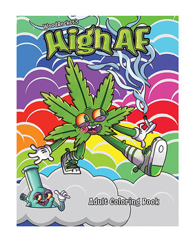 Wood Rocket High Af Adult Coloring Book Wood Rocket High Af Adult Coloring Book