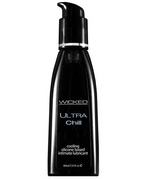 Wicked Sensual Care Ultra Chill Cooling Sensation Silicone Based Lubricant -2 Oz