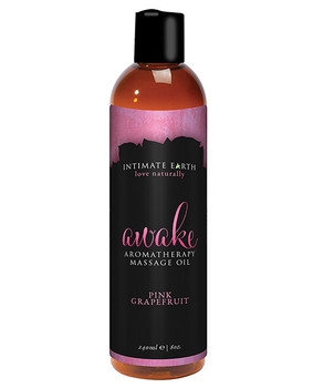 Intimate Earth Awake Massage Oil - 240 Ml Pink Grapefruit