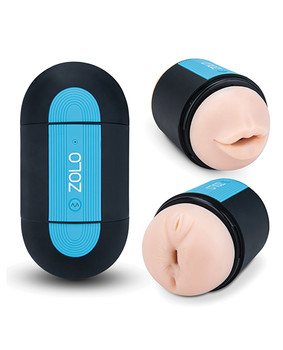 Zolo Pleasure Pill Double Ended Vibrating Stimulator - Ivory Zolo Pleasure Pill Double Ended Vibrating Stimulator - Ivory