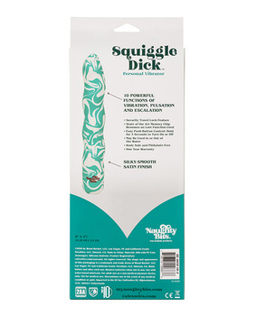 Naughty Bits Squiggle Dick Personal Vibrator - Turquoise Naughty Bits Squiggle Dick Personal Vibrator - Turquoise