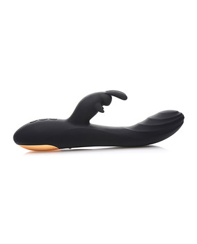 Curve Toys Power Bunnies Cuddles 10x Silicone Rabbit Vibrator - Black Curve Toys Power Bunnies Cuddles 10x Silicone Rabbit Vibrator - Black