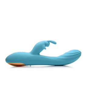 Curve Toys Power Bunnies Snuggles 10x Silicone Rabbit Vibrator - Blue Curve Toys Power Bunnies Snuggles 10x Silicone Rabbit Vibrator - Blue