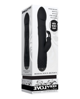 Evolved Bodacious Bunny Rotating Rabbit - Black Evolved Bodacious Bunny Rotating Rabbit - Black