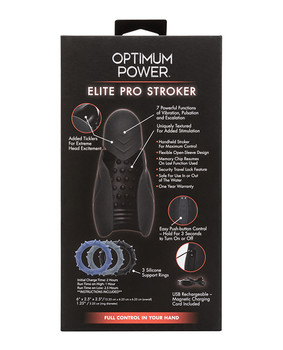 Optimum Power Elite Pro Stroker - Black Optimum Power Elite Pro Stroker - Black