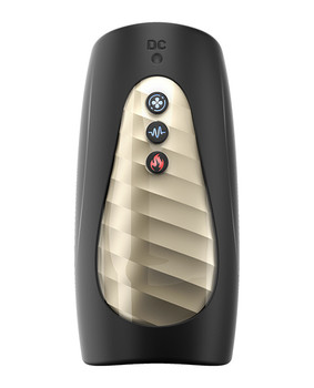 Man Wand Pump One Masturbator- Black Man Wand Pump One Masturbator- Black