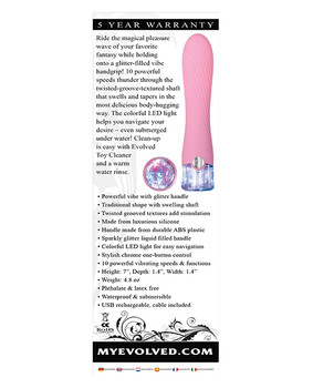 Evolved Sparkle Rechargeable Vibrator - Pink Evolved Sparkle Rechargeable Vibrator - Pink
