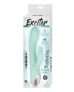 Exciter Thumping G Spot Vibe - Aqua Exciter Thumping G Spot Vibe - Aqua