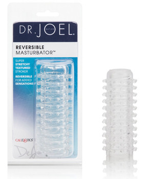 Dr Joel Kaplan Reversible Masturbator - Clear Dr Joel Kaplan Reversible Masturbator - Clear