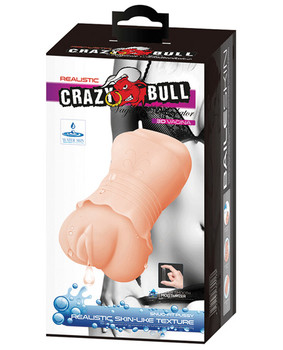 Crazy Bull No Lube Vagina Masturbator Sleeve W/skirt - Ivory Crazy Bull No Lube Vagina Masturbator Sleeve W/skirt - Ivory