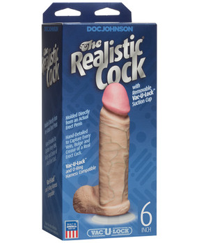 "6"" Realistic Cock W/balls" "6"" Realistic Cock W/balls"