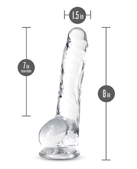 Naturally Yours 8" Crystalline Dildo