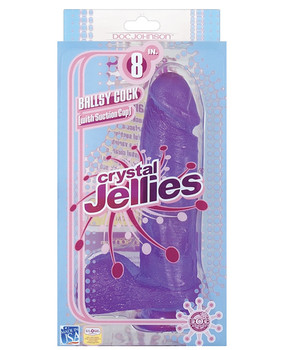"Crystal Jellies 8"" Ballsy Cock" "Crystal Jellies 8"" Ballsy Cock"