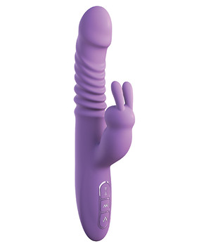 Fantasy For Her Ultimate Thrusting Silicone Rabbit - Purple Fantasy For Her Ultimate Thrusting Silicone Rabbit - Purple