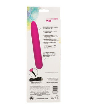 Bliss Liquid Silicone Vibe - Pink Bliss Liquid Silicone Vibe - Pink