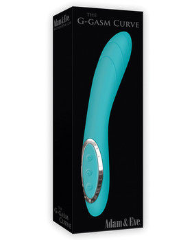 Adam & Eve G Gasm Curve Rechargeable Vibrator - Teal Adam & Eve G Gasm Curve Rechargeable Vibrator - Teal