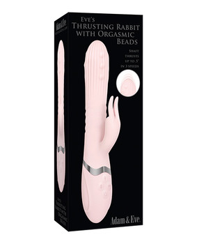 Adam & Eve Eve's Thrusting Rabbit W/orgasmic Beads - Pink Adam & Eve Eve's Thrusting Rabbit W/orgasmic Beads - Pink