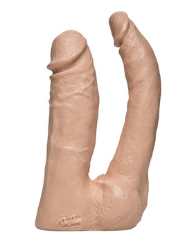 Vac-u-lock Double Penetrator - White