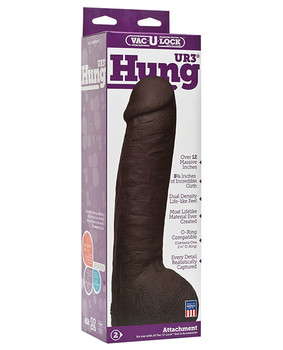 Vac-u-lock Ultraskyn 12" Hung - Chocolate