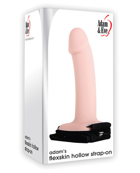 Adam & Eve Soft Hollow Strap On - Flesh Adam & Eve Soft Hollow Strap On - Flesh