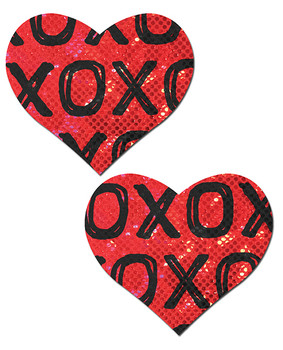 Pastease Premium Glitter Xoxo Heart - Pink/white O/s Pastease Premium Glitter Xoxo Heart - Pink/white O/s