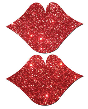 Pastease Premium Glitter Lips - Red O/s Pastease Premium Glitter Lips - Red O/s