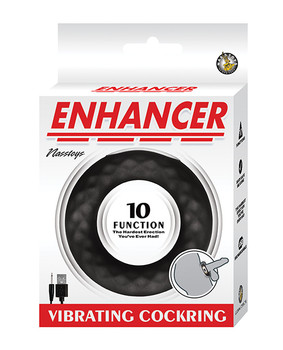Enhancer Vibrating Cockring - Black Enhancer Vibrating Cockring - Black