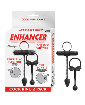 Enhancer Cockring 2 Pack - Black Enhancer Cockring 2 Pack - Black